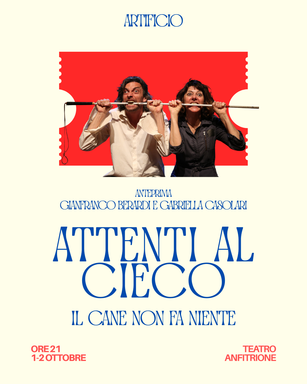 ATTENTI AL CIECO - IL CANE NON FA NIENTE